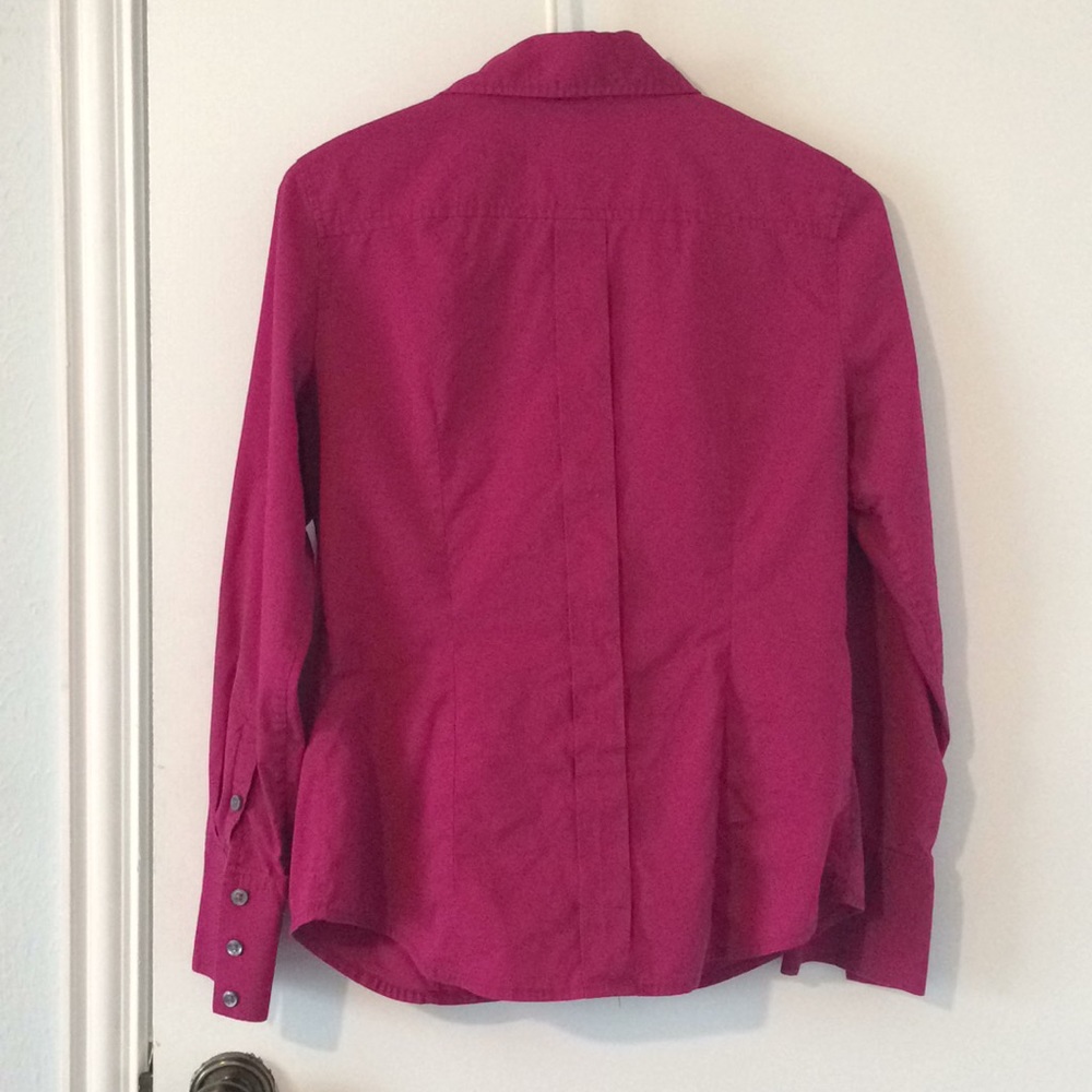 ! Pink Button Up Blouse - Picture 2 of 6